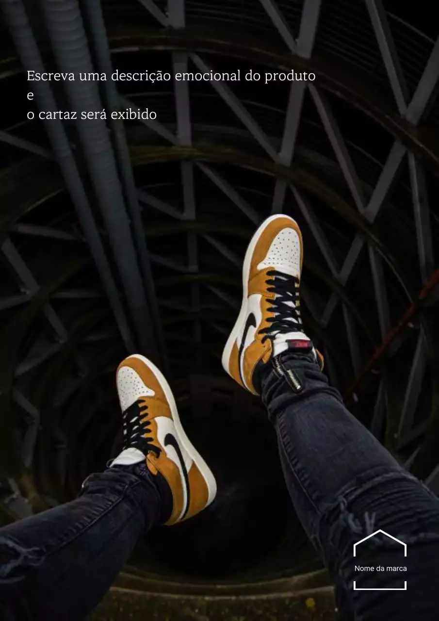 materiais promocionais de alimentos de cor escura