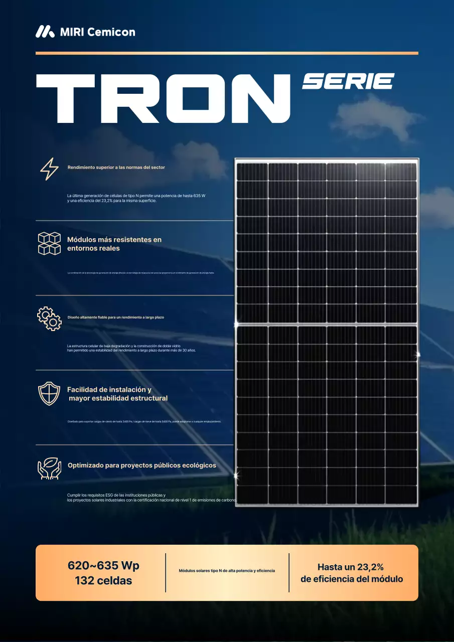 Promoción de productos solares modernos de Blue