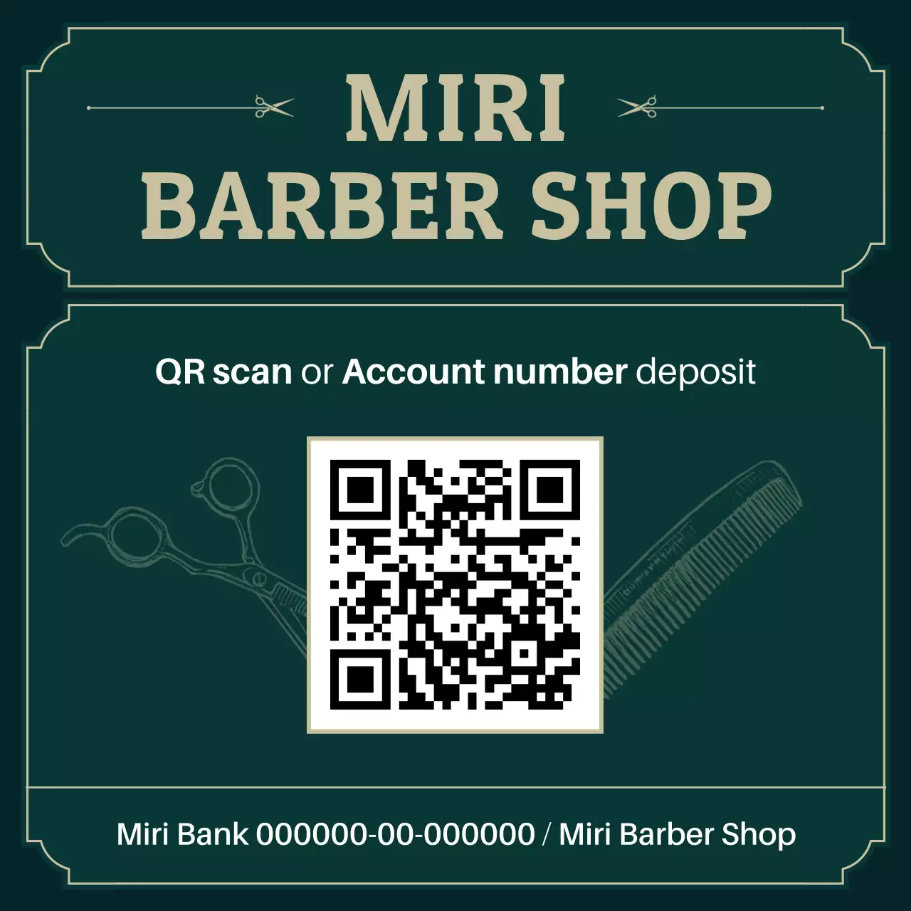 guia de barbeiro clássico verde