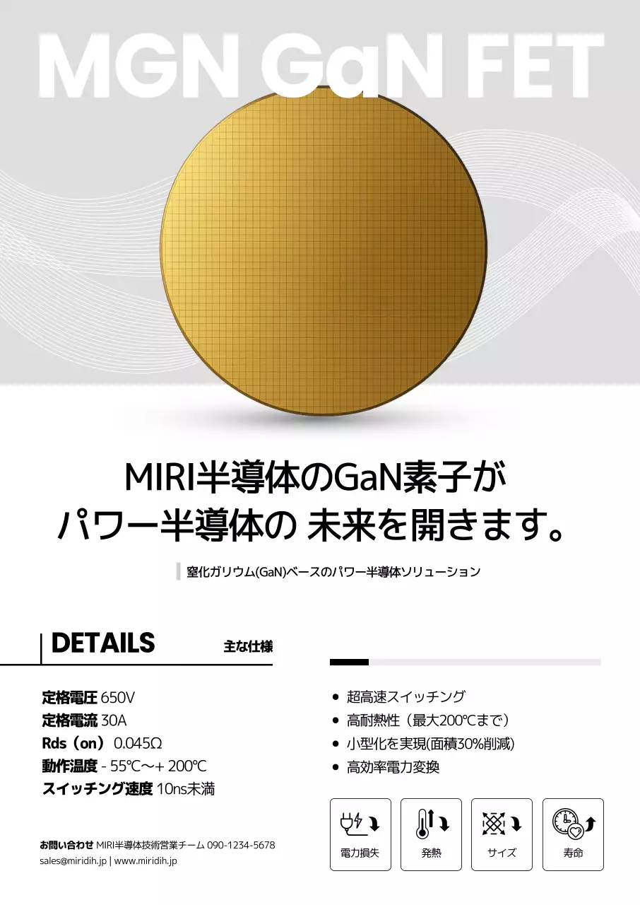 ゴールド モダン 半導体 ポスター