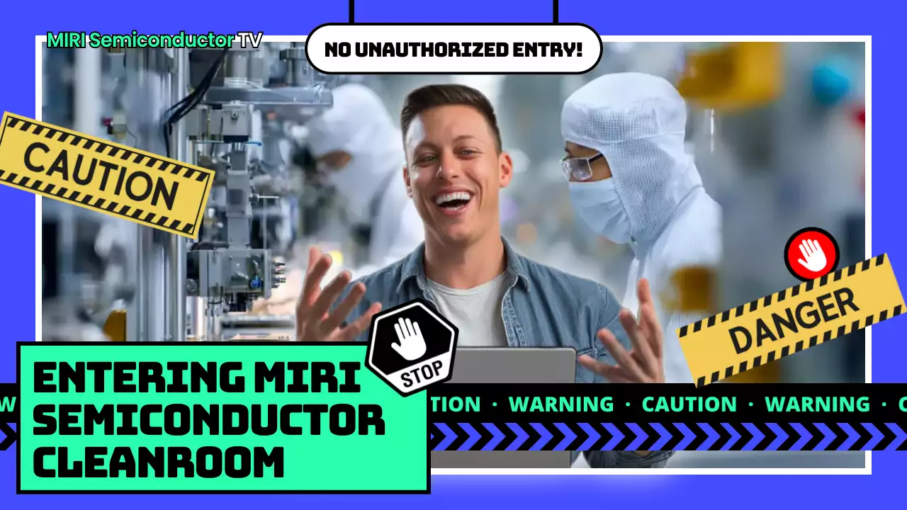 blue modern semiconductor notice