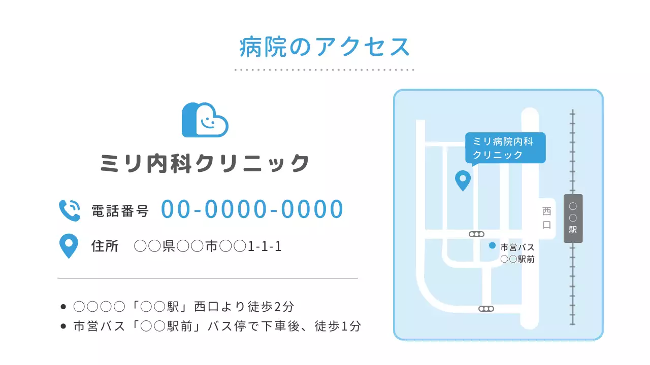 白 シンプル 医療 詳細ページ
