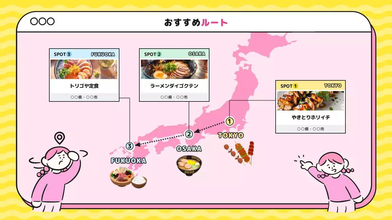 ピンク ポップ グルメ ポスター