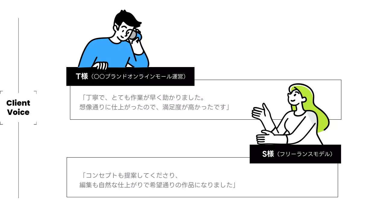 黒 モダン プロフィール 名刺