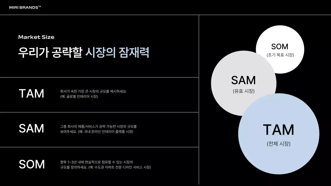 검정 모던 투자 제안서 IR