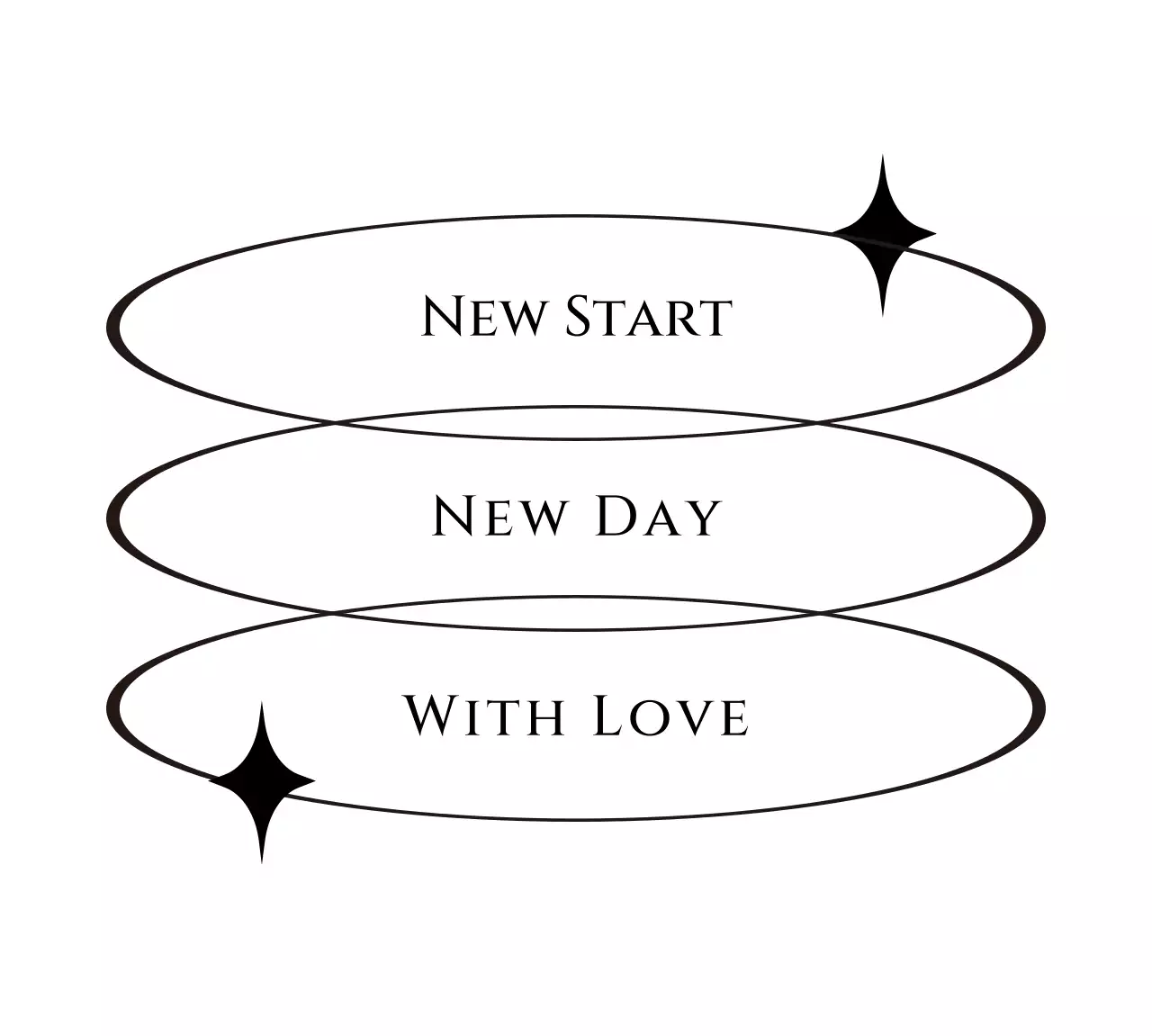 白黒 シンプル モチベーション ポスター シンプルフレーズ