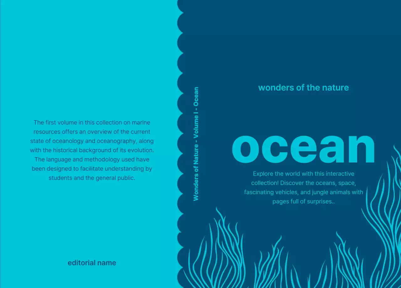 하늘색 심플 해양학 교육 자료