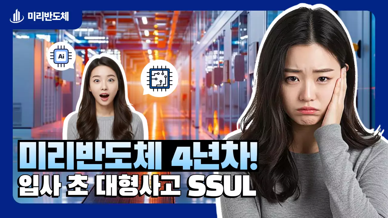 파랑 모던 반도체 광고