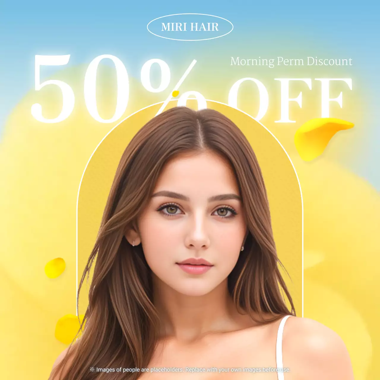 khuyến mãi tóc vàng hiện đại