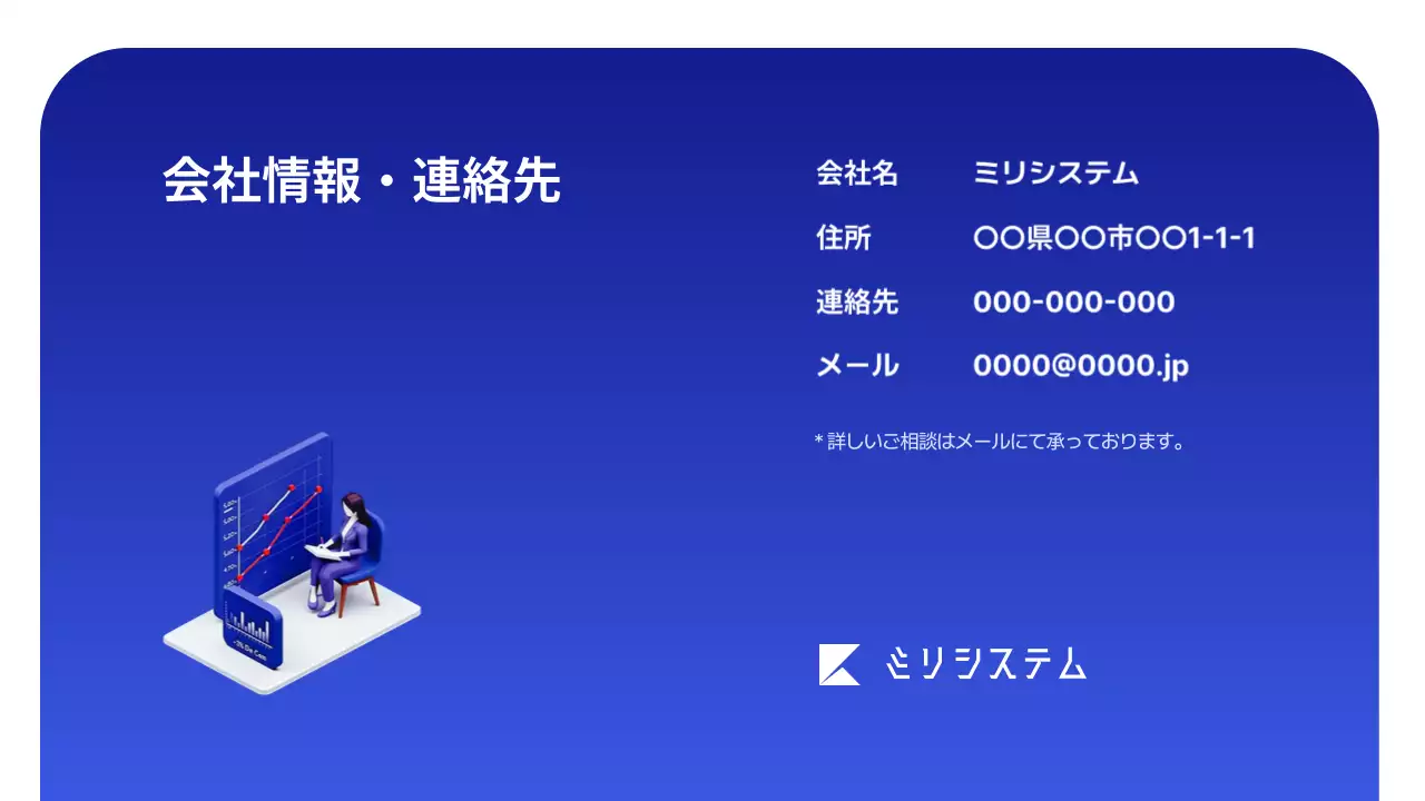 青 モダン ビジネス プラン