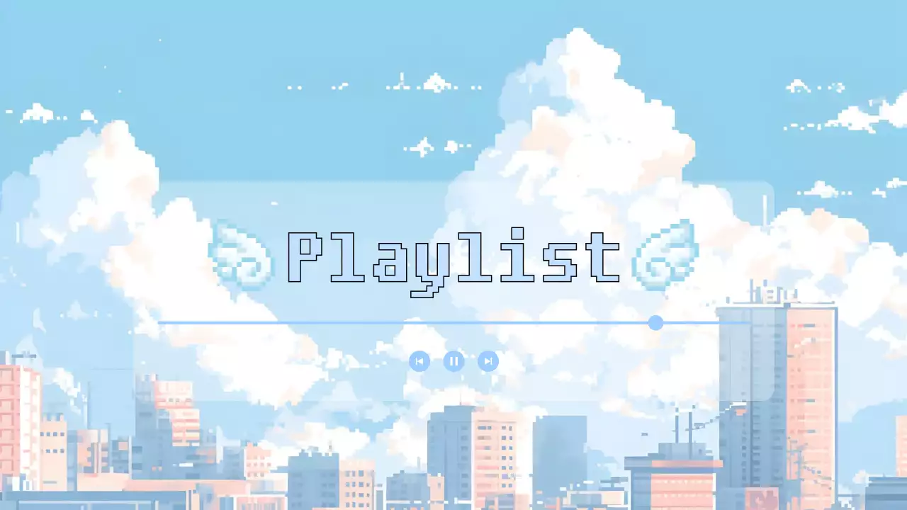 하늘색 뉴트로 음악 플레이리스트