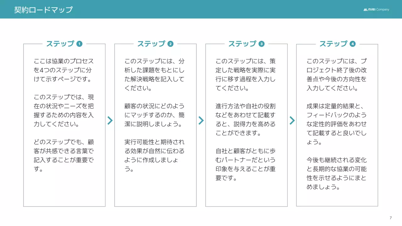 青 シンプル コンサルティング 計画書 プレゼンテーション