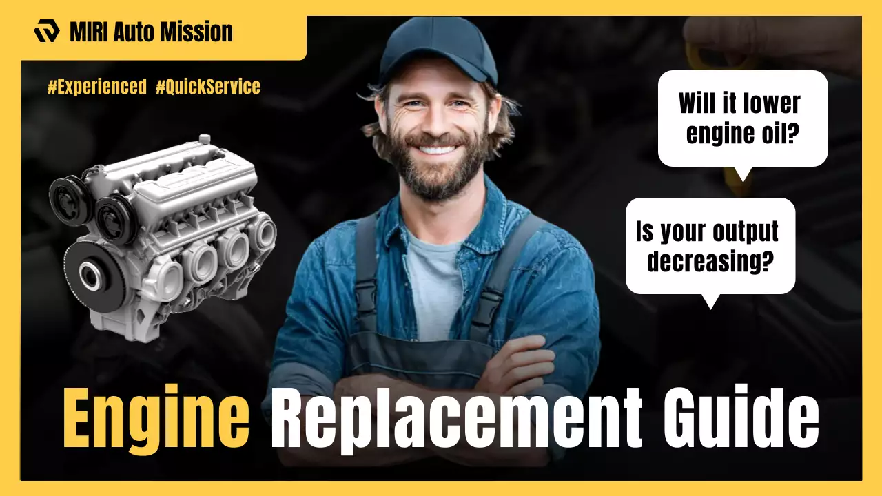 panduan mesin modern berwarna kuning