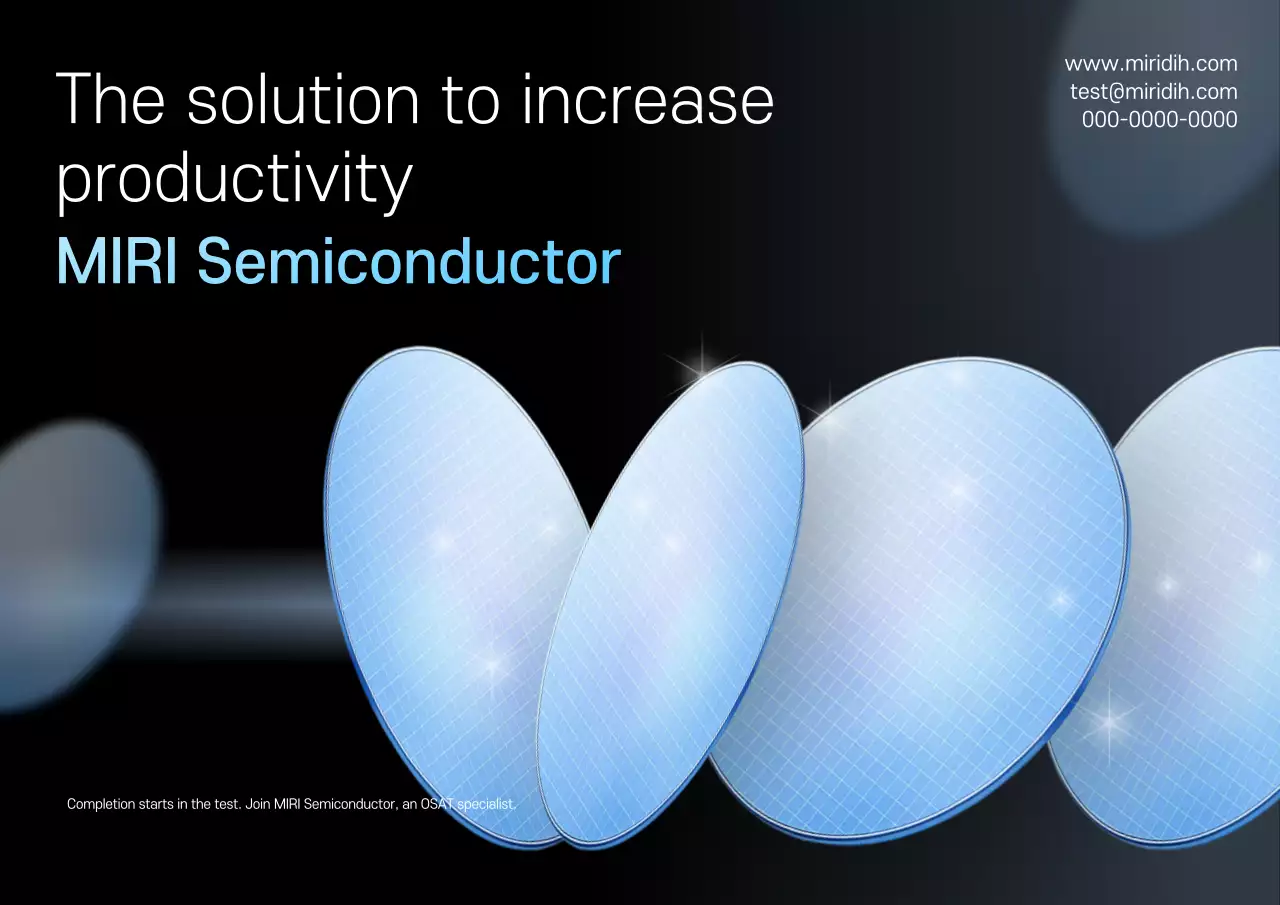 Iklan Semikonduktor Modern Hitam