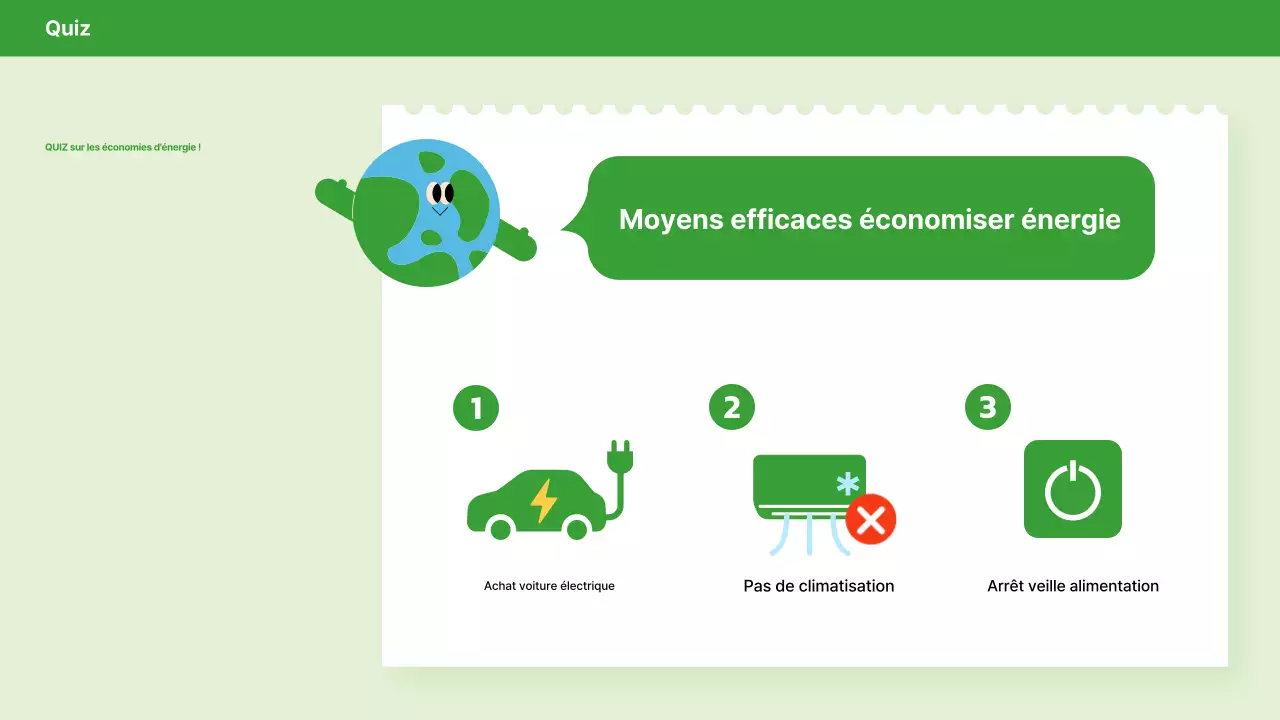 Campagne pour une énergie verte et moderne