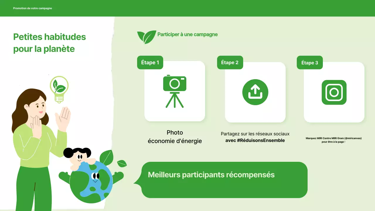 Campagne pour une énergie verte et moderne