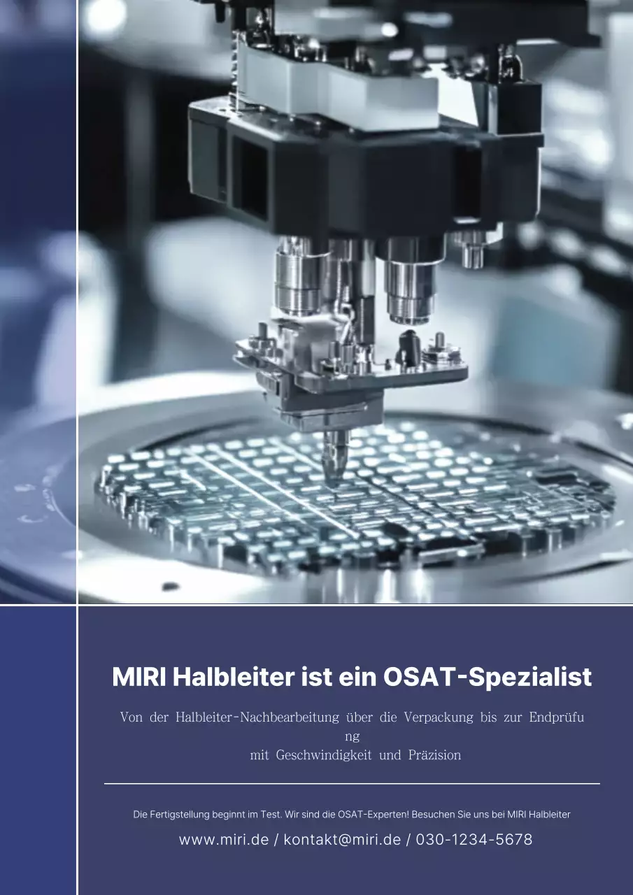 Graue moderne Halbleiterwerbung