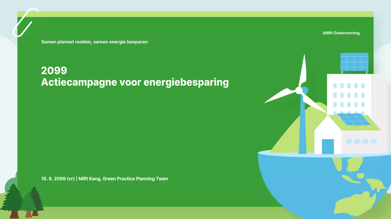 Campagne voor groene, moderne energie