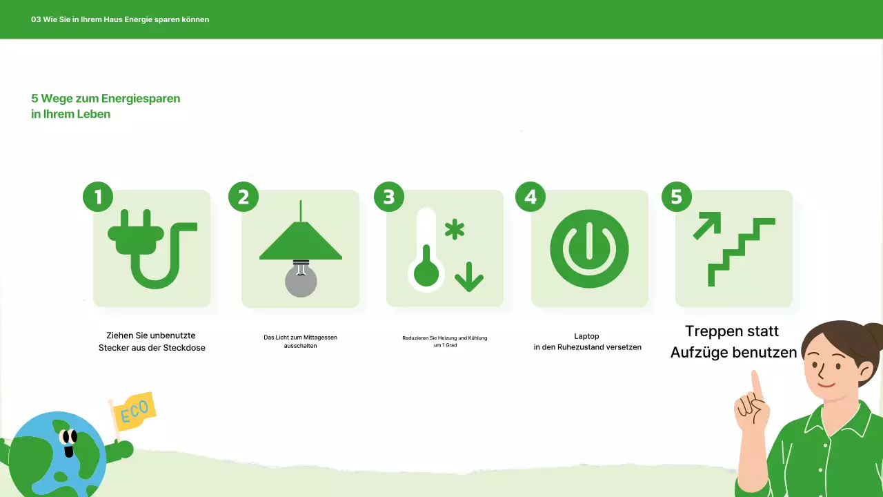 Kampagne für grüne moderne Energie