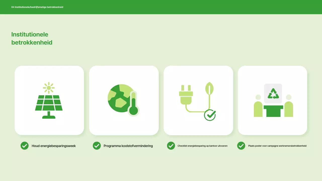 Campagne voor groene, moderne energie