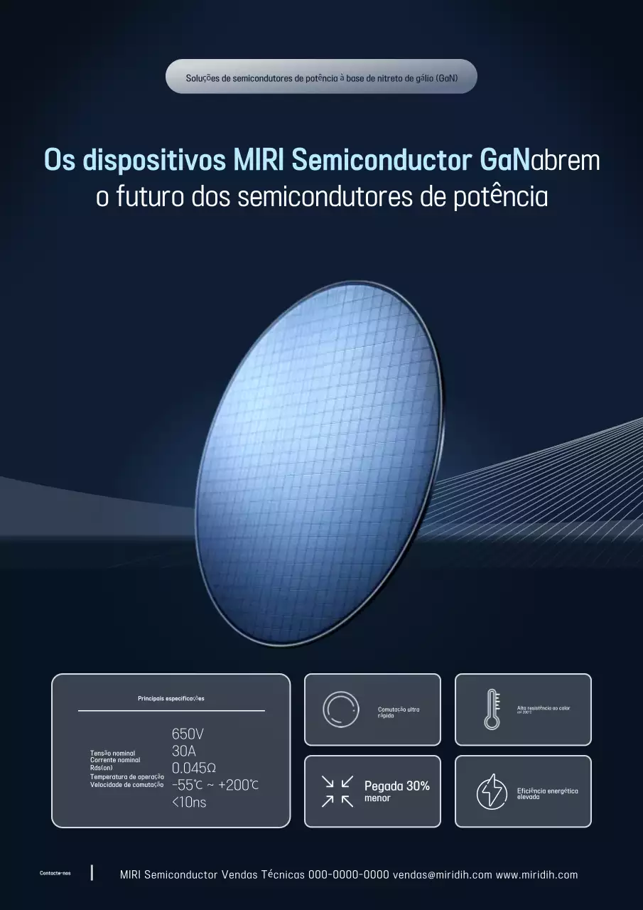 Anúncio da Blue Modern Semiconductor