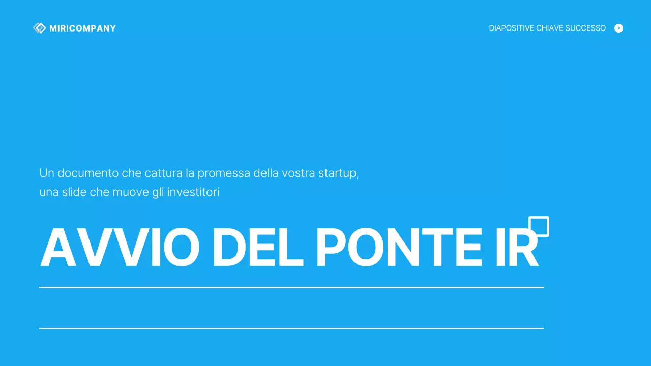 Materiali per presentazioni aziendali moderne blu cielo IR