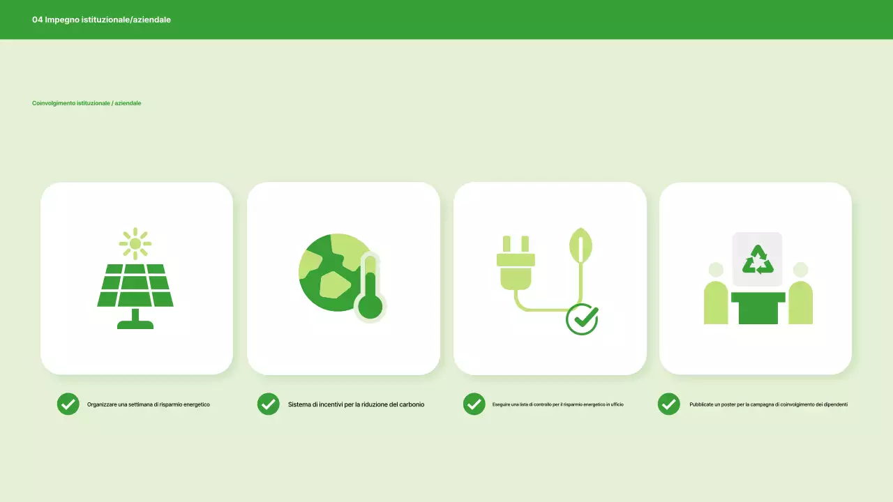 Campagna per l'energia verde moderna