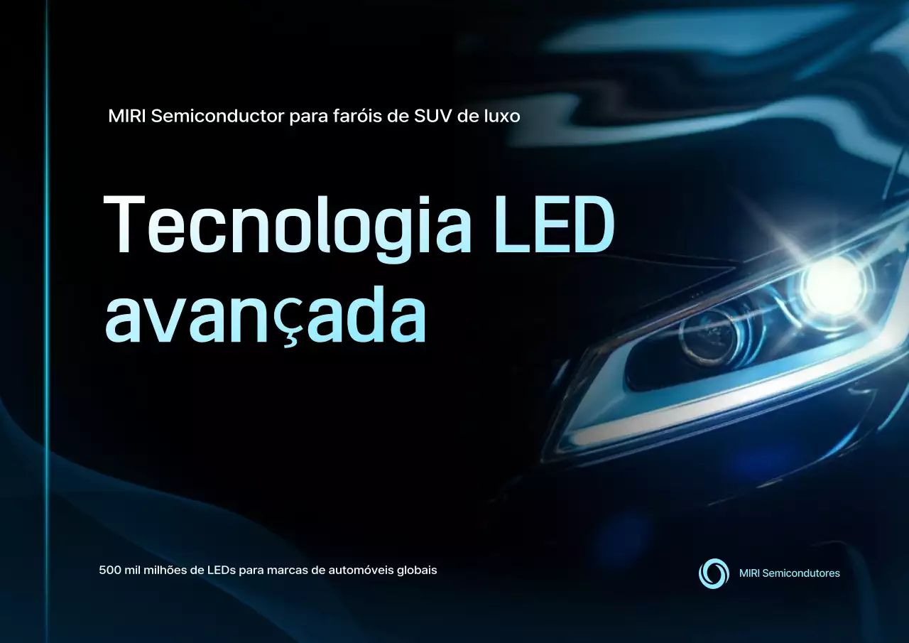 Anúncio de tecnologia moderna azul-celeste