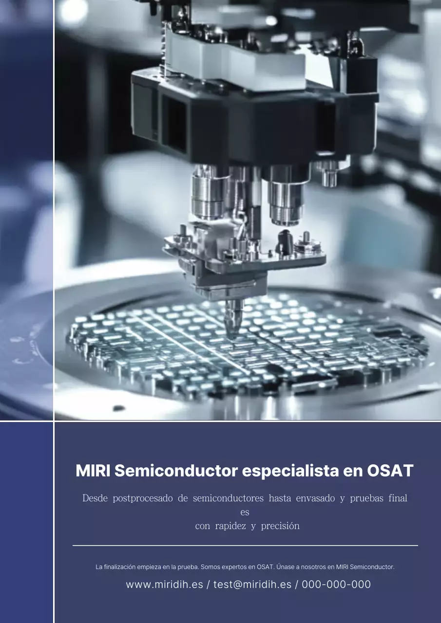 Anuncio de Gray Modern Semiconductor