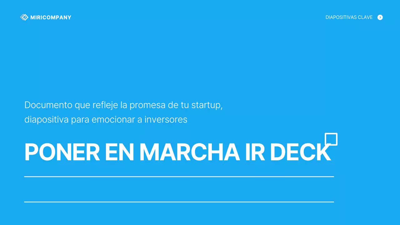 Materiales de presentación empresarial modernos en azul cielo IR