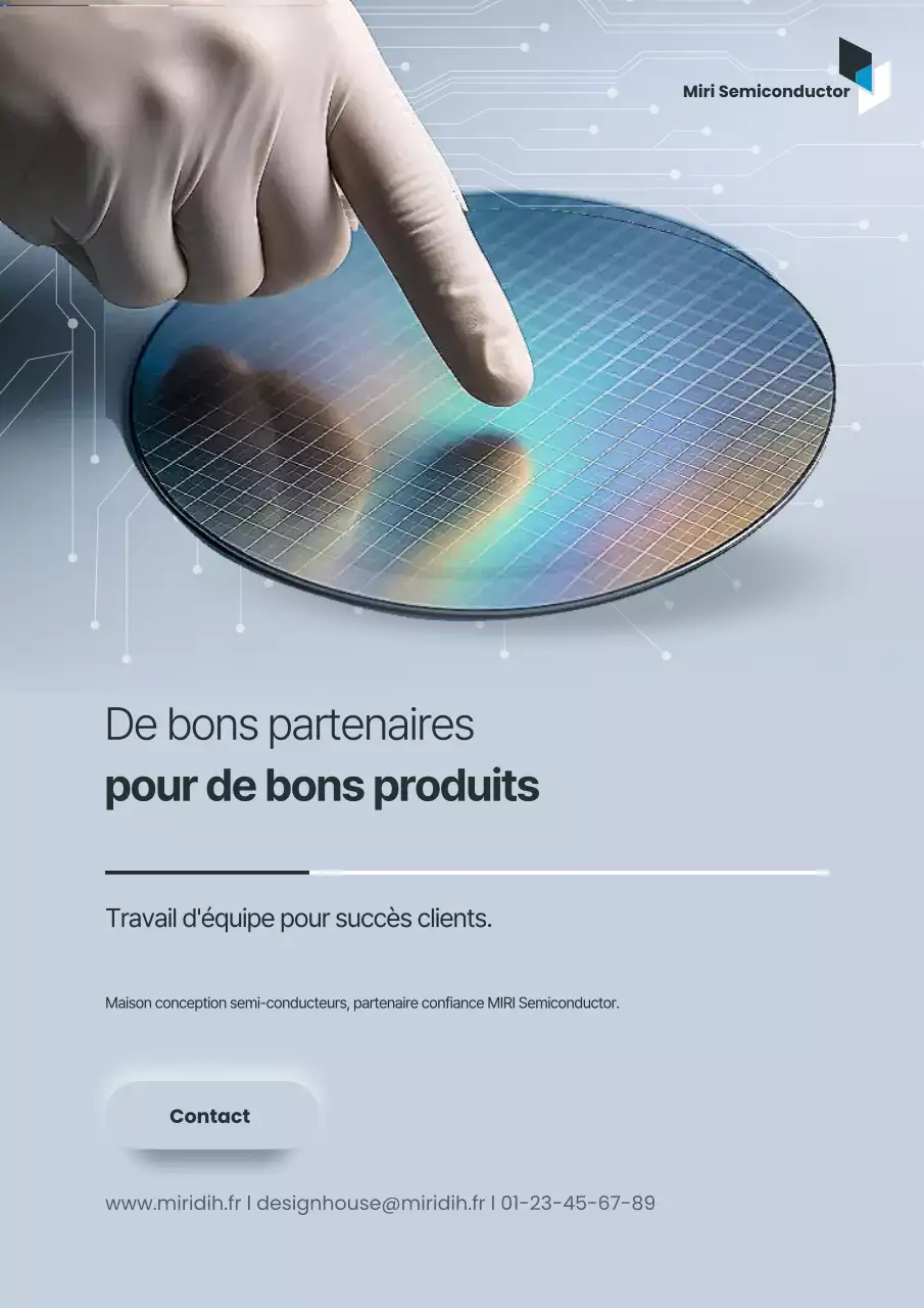 Promotion des semi-conducteurs modernes Gray