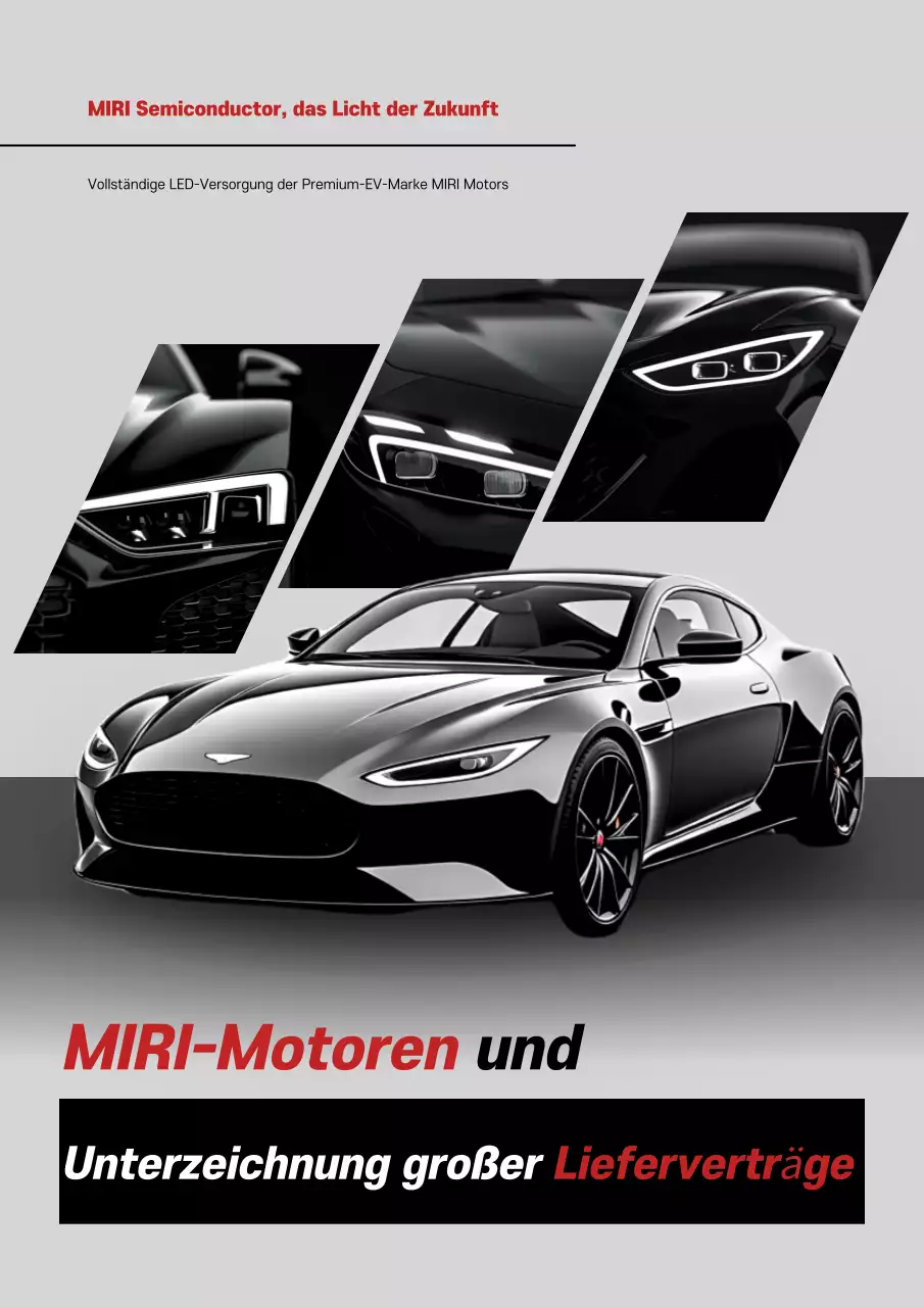 Schwarzer moderner Elektroauto-Vertrag