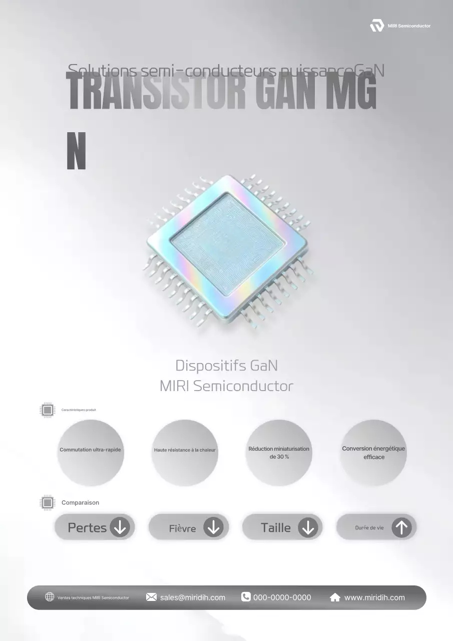 Promotion des produits Silver Modern Semiconductor