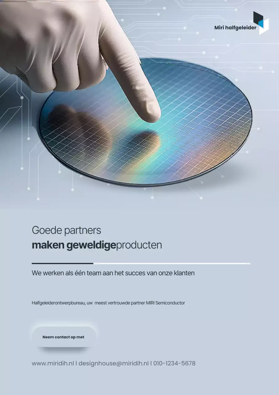 Grijze moderne halfgeleiderpromotie