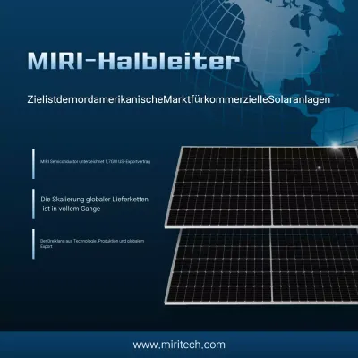 Blaue moderne Solarwerbung