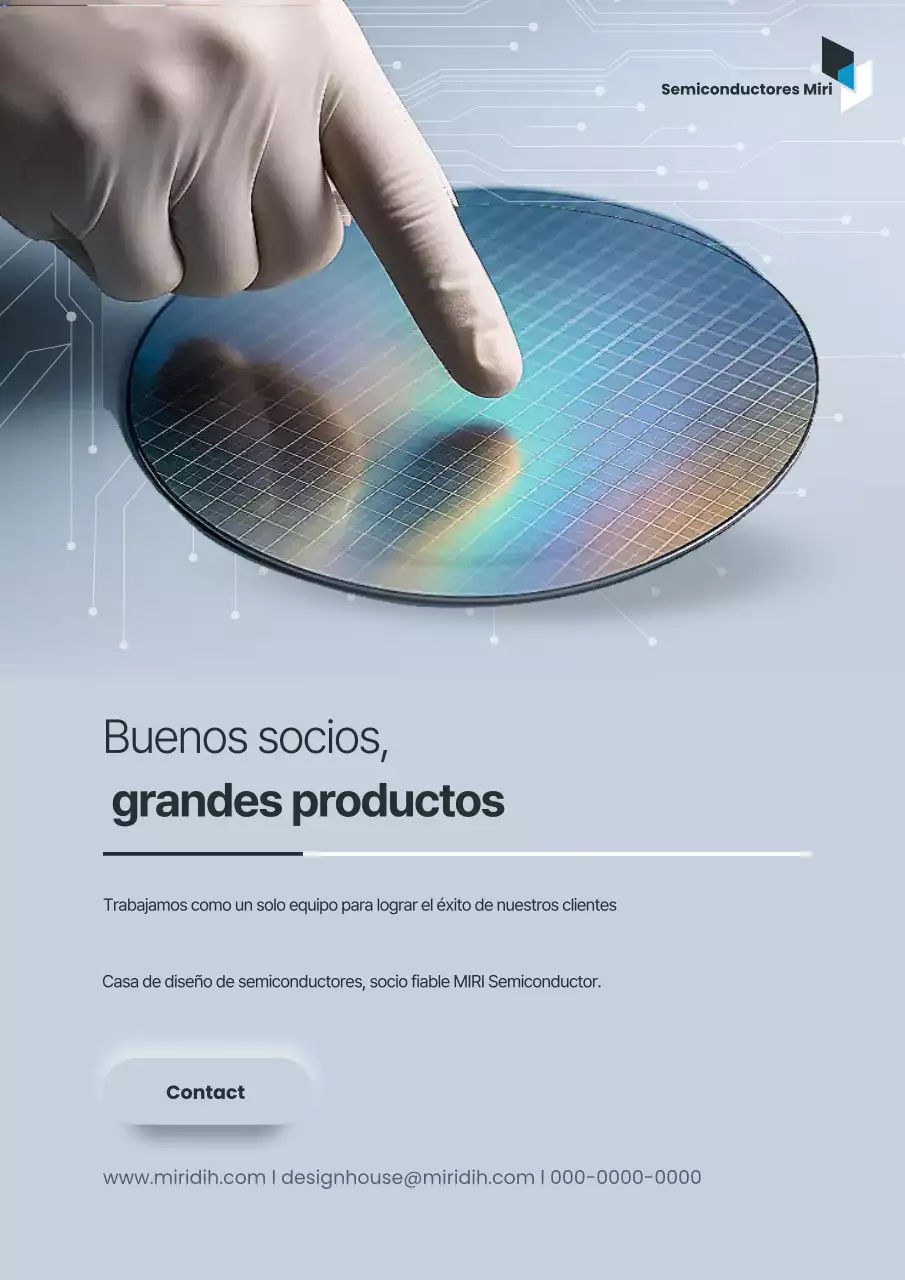 Promoción de semiconductores modernos grises
