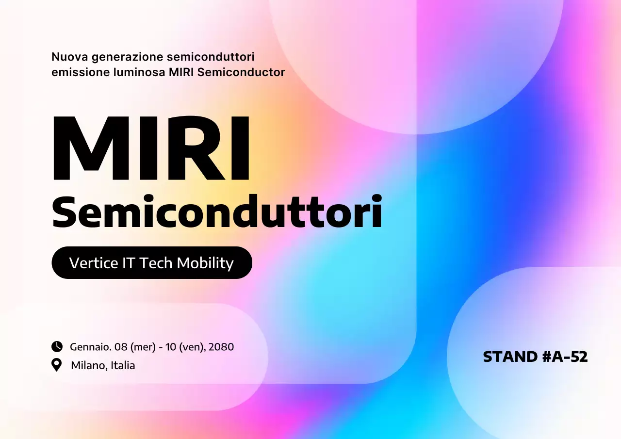 Promozione della tecnologia moderna arcobaleno