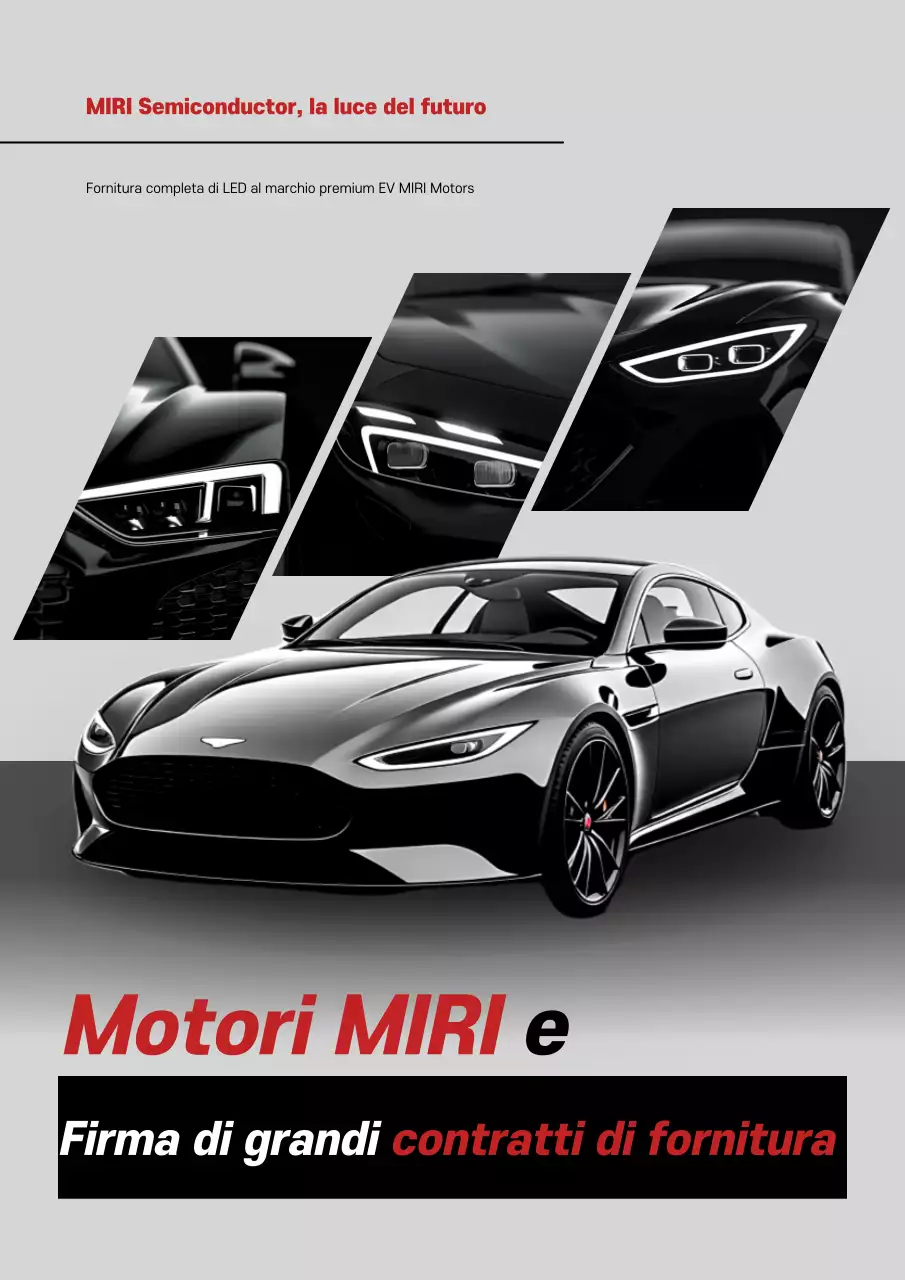 Contratto per auto elettrica moderna nera