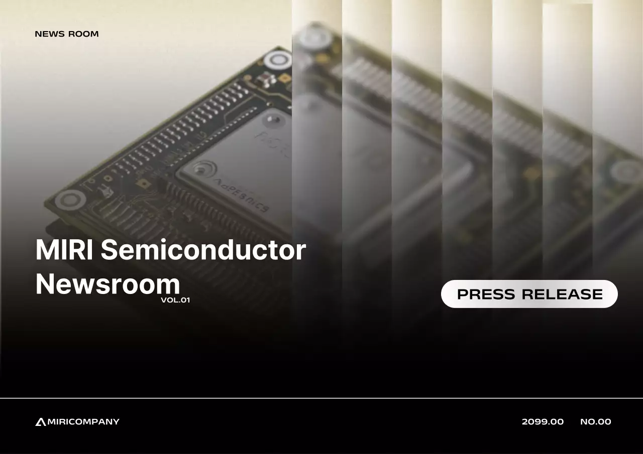 Promosi Semikonduktor Modern Hitam