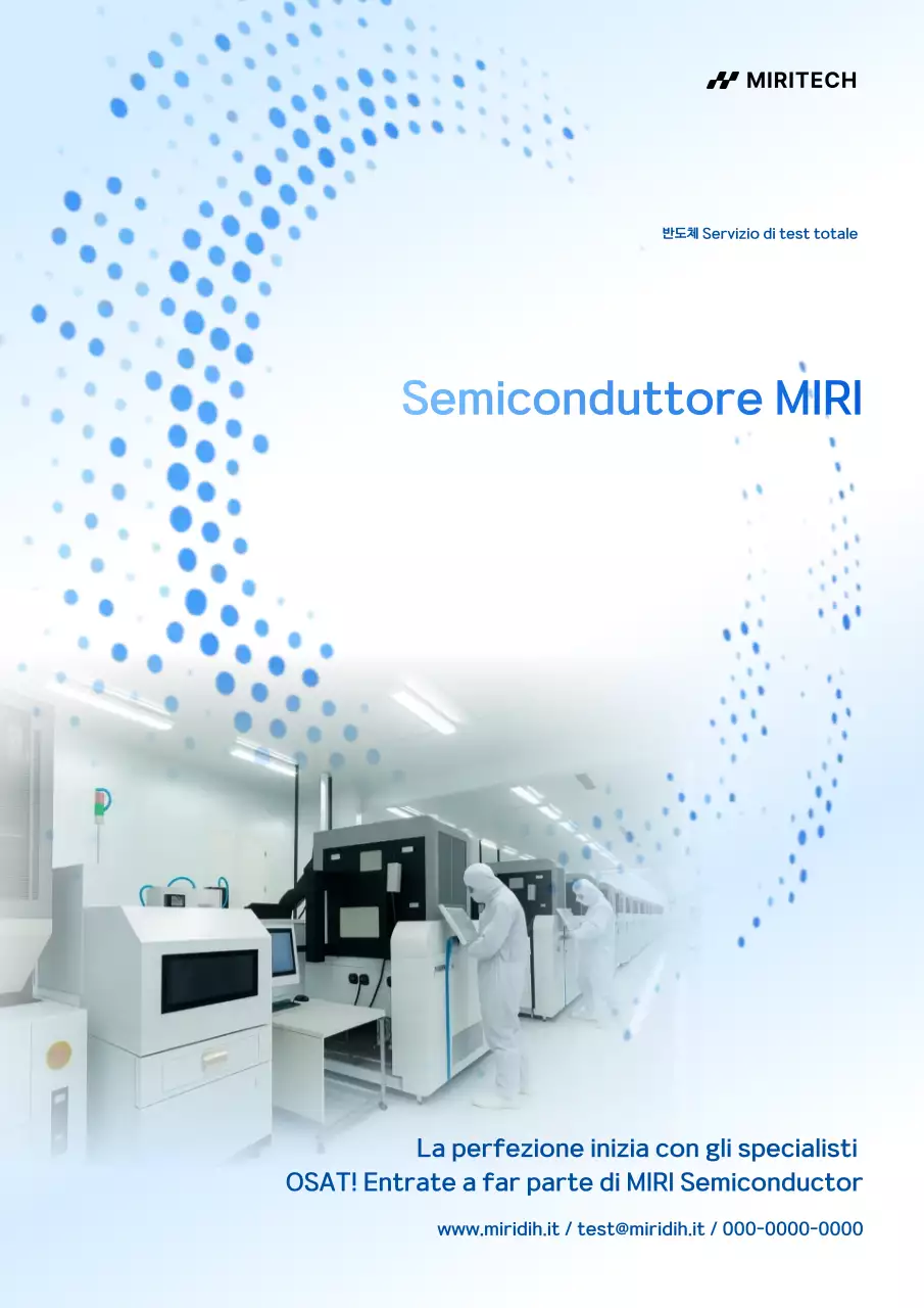 Pubblicità Blue Modern Semiconductor