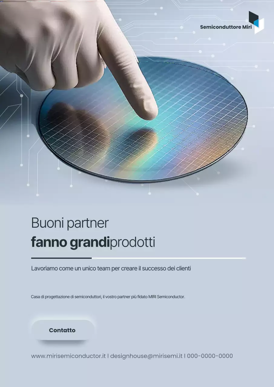 Promozione di semiconduttori moderni grigi