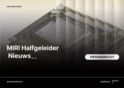 Zwarte moderne halfgeleiderpromotie