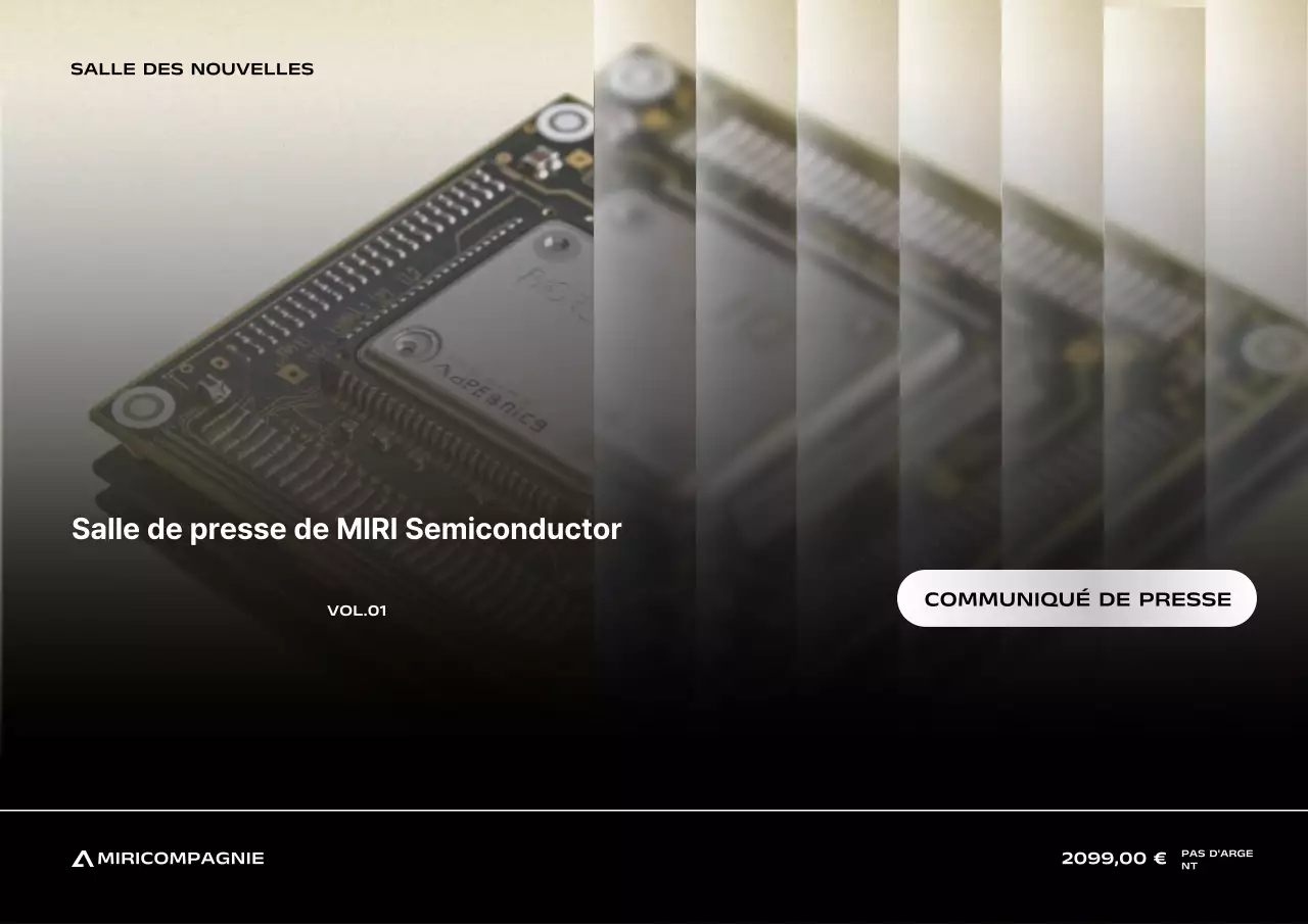 Promotion des semi-conducteurs modernes noirs