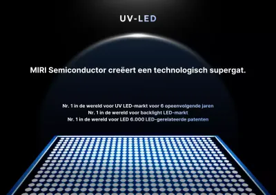 Zwarte moderne halfgeleideradvertentie