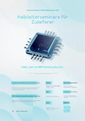 Sky Blue Seminarleitfaden für moderne Technologie