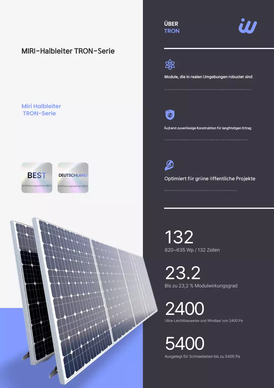 Himmelblaue moderne Solarpanel-Produktwerbung