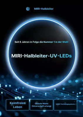 Blaue moderne Technologie-Werbung