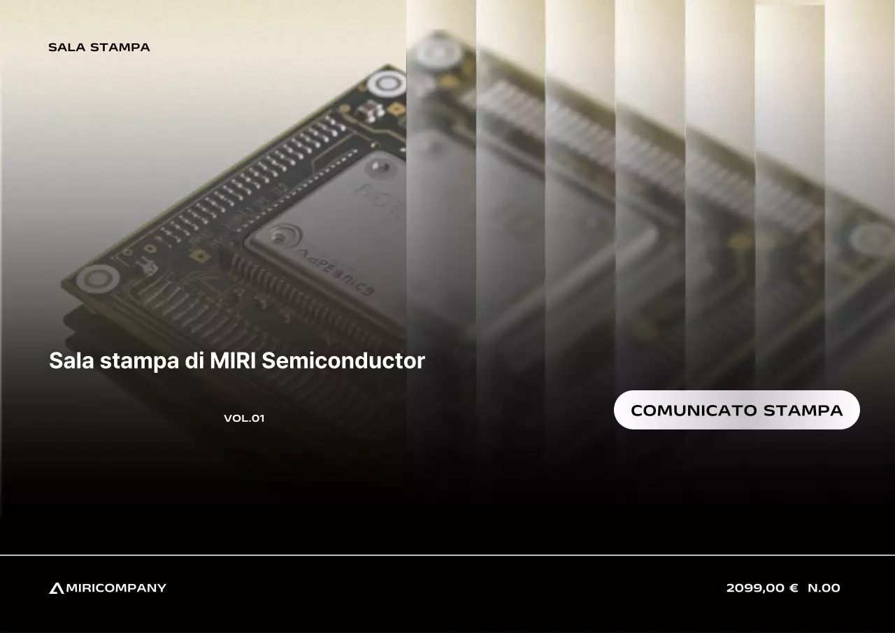 Promozione Black Modern Semiconductor