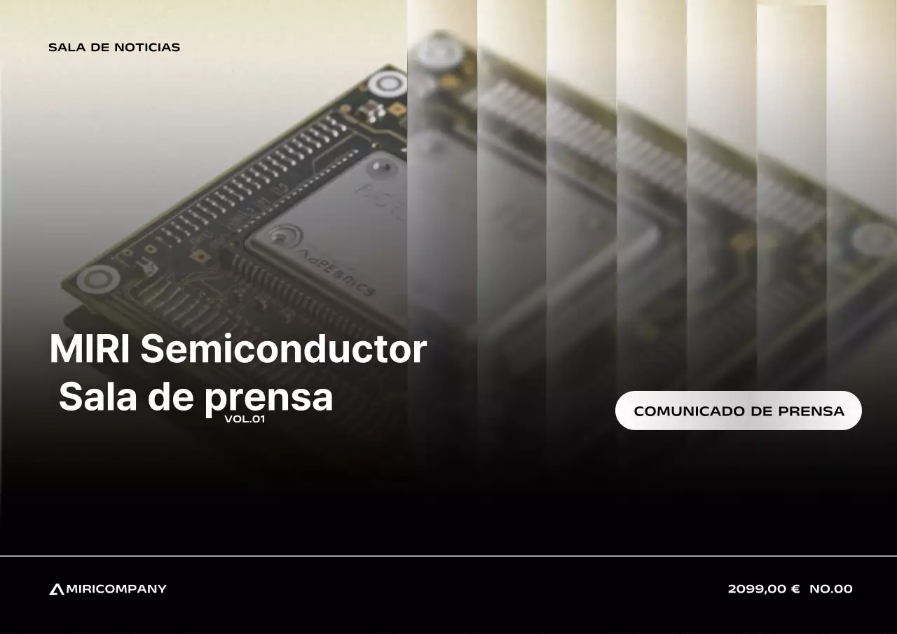 Promoción de semiconductores modernos negros