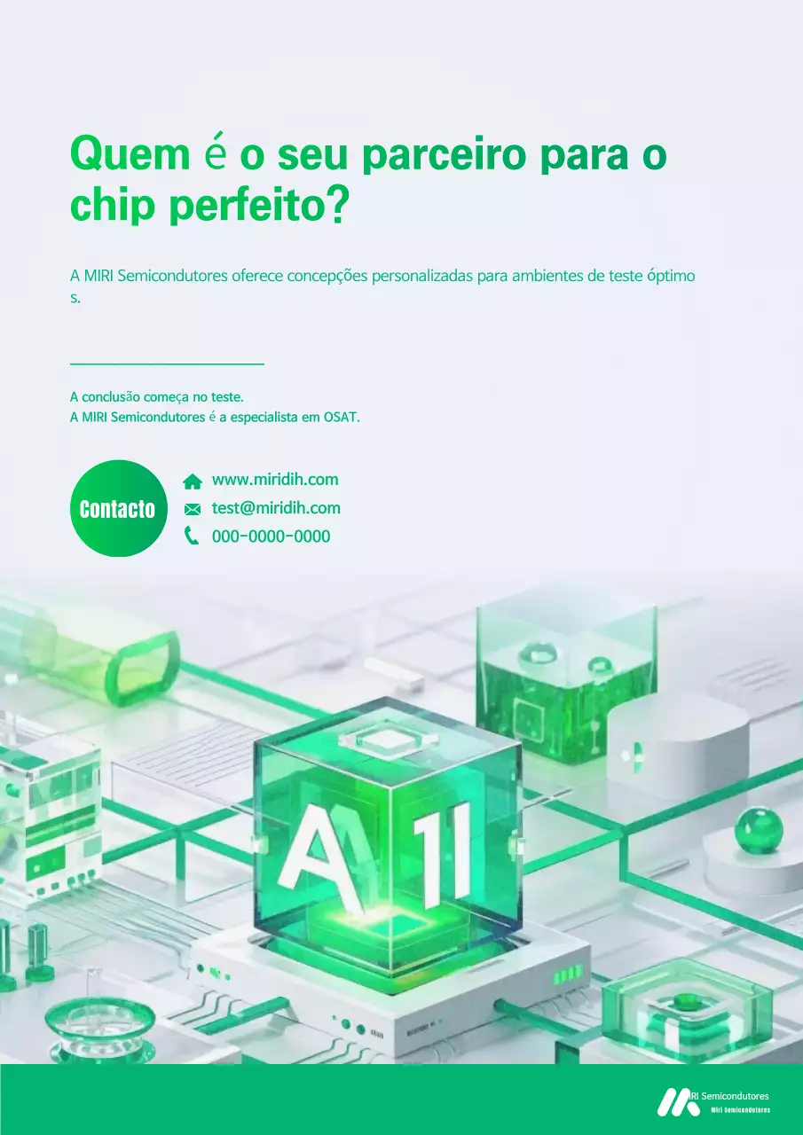 Anúncio de Semicondutores Verdes Modernos